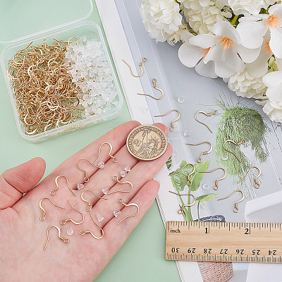 160Pcs 304 Stainless Steel French Earring Hooks STAS-ME0001-53G-1