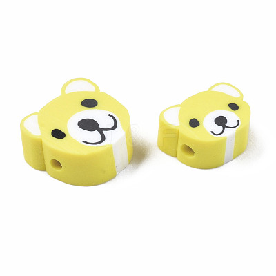 Handmade Polymer Clay Beads CLAY-S096-004A-1