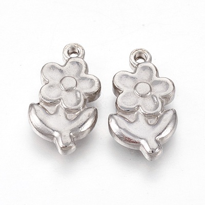 Tarnish Resistant 201 Stainless Steel Pendants STAS-O118-13P-1