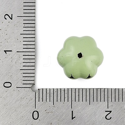 Halloween Theme Spray Painted Alloy Beads PALLOY-D029-03B-RS-1