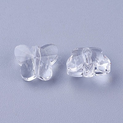Transparent Glass Beads GLAA-P037-02A-28-1