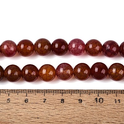 Dyed Natural Agate Beads Strands G-Q606-45A-05-1