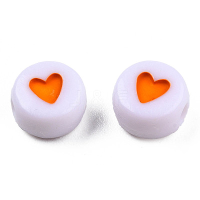 Opaque Acrylic Beads MACR-N008-57-1