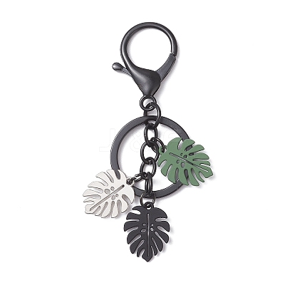 Baking Paint Alloy Keychains KEYC-JKC01390-1