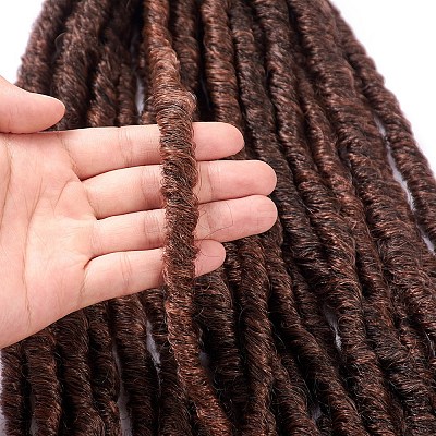 Curly Faux Locs Crochet Hair OHAR-G005-12D-1