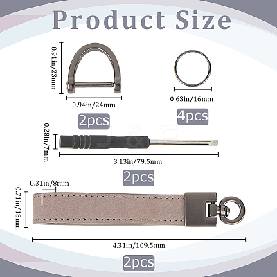 Cowhide Leather Keychain FIND-WH20001-72B-1