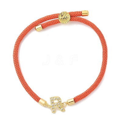 Adjustable Nylon Cord Bracelets LS-BJEW-C096-01G-18-1