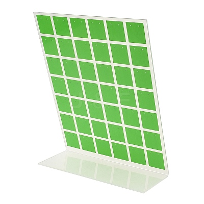 42-Slot Acrylic Earring Organizer Display Stands EDIS-F006-02-1
