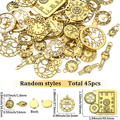 1 Bags Tibetan Style Alloy Pendants FIND-SC0018-06AG-1
