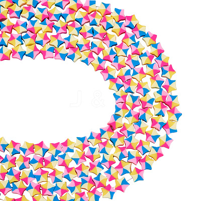 Handmade Polymer Clay Beads CLAY-CD0001-05-1