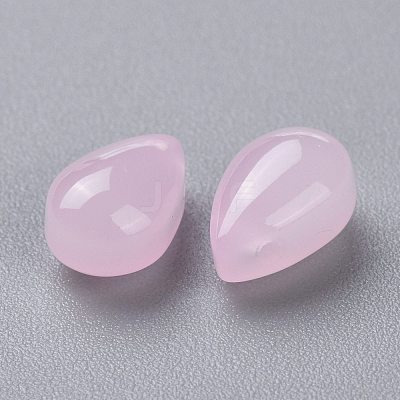 Imitation Jade Glass Beads X-GGLA-M004-05C-02-1