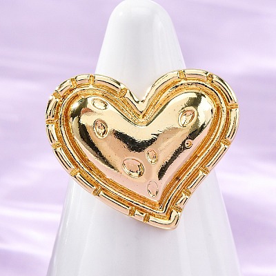 Brass Cuff Rings for Women RJEW-U047-35G-1