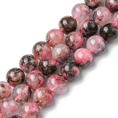 Natural Rhodonite Beads Strands G-C029-04B-1