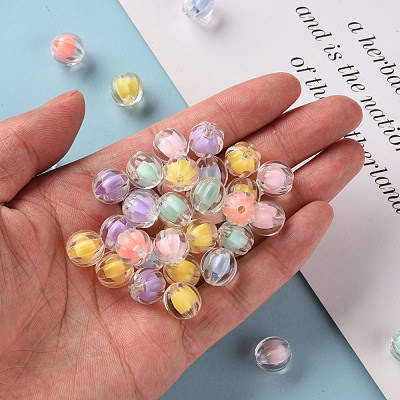 Transparent Acrylic Beads TACR-S152-07A-1