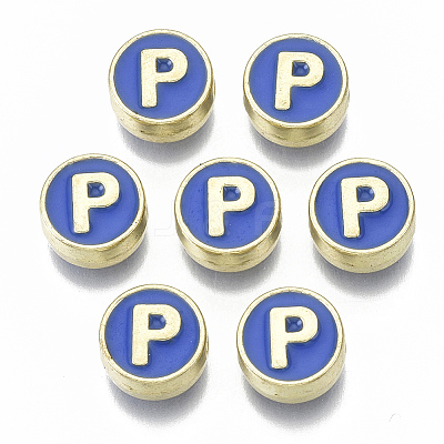 Alloy Enamel Beads X-ENAM-S122-028P-NR-1