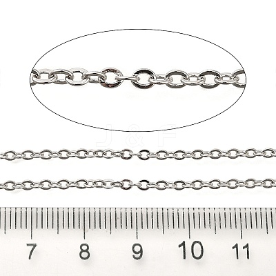 Rack Plating Brass Cable Chains CHC-M001-01P-1