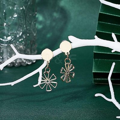 304 Stainless Steel Stud Earring Findings STAS-UN0021-21-1
