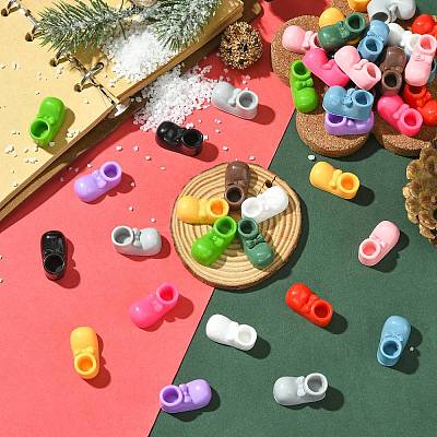 60Pcs 12 Colors Opaque Resin Cabochons RESI-CJ0004-81-1