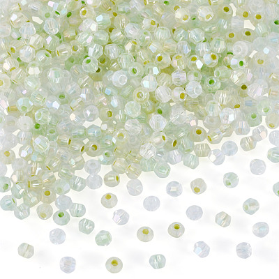 405Pcs Eletroplated Transparent Glass Beads GLAA-TA0003-66E-1