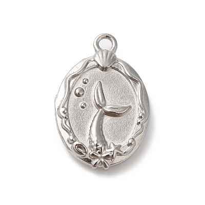 304 Stainless Steel Pendants STAS-D049-03D-1