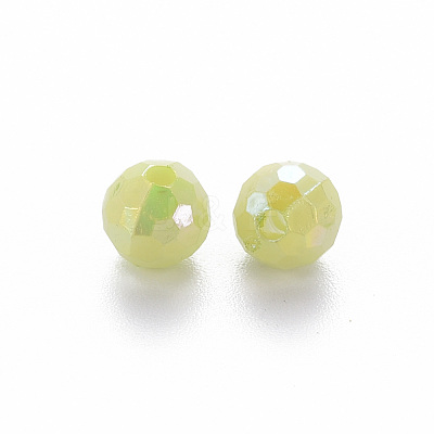 Opaque Acrylic Beads TACR-S154-11F-1