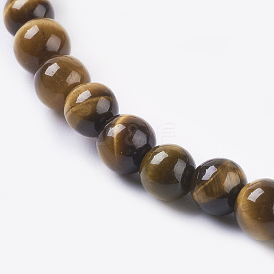 Natural Tiger Eye Beads Strands X-G-G099-4mm-5-1