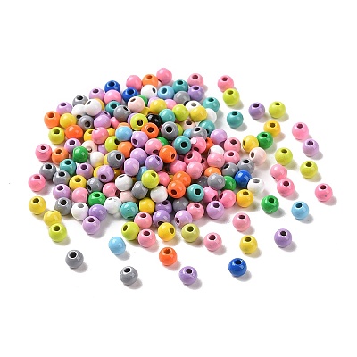 Spray Painted Alloy Beads PALLOY-K001-06-1