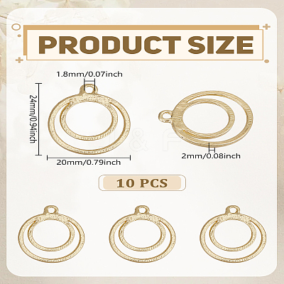 10Pcs Alloy Pendants FIND-LP0005-43-1