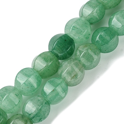 Natural Green Aventurine Beads Strands G-H023-A13-01-1