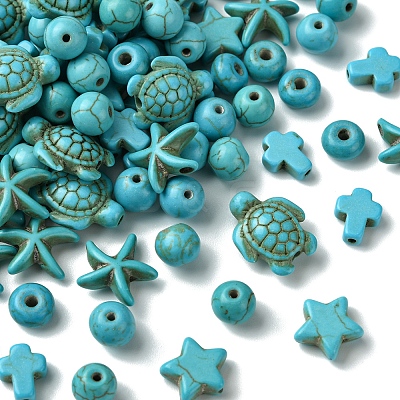 Synthetic Turquoise Beads Set G-FS0005-82-1