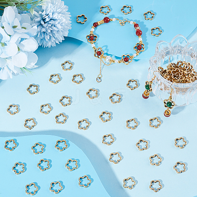 120Pcs Tibetan Style Alloy Bead Frames FIND-UN0007-15-1
