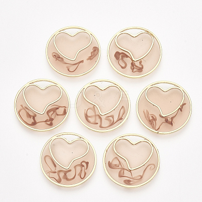 Epoxy Resin Pendants X-RESI-S368-07A-1