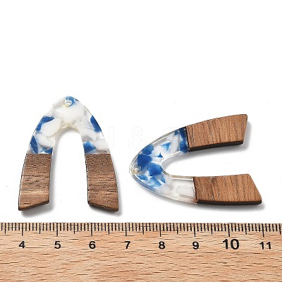 Resin and Walnut Pendants FIND-R051-11D-1