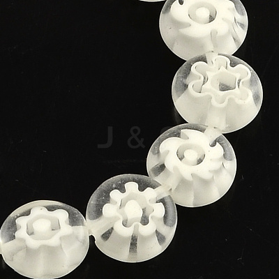 Handmade Millefiori Glass Bead Strands LK-R006-15L-1