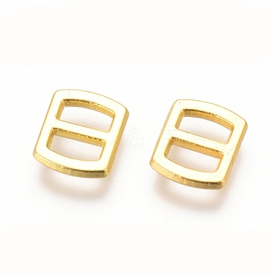 Mini Alloy Buckles PALLOY-WH0067-76-G-1