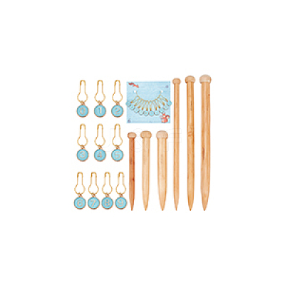 6Pcs Bamboo Circular Knitting Needles DIY-NB0010-87-1