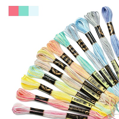 6-Ply Polyester Embroidery Floss OCOR-FZ0001-01B-1