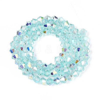 Transparent Glass Beads Strands EGLA-N021-4mm-02-1