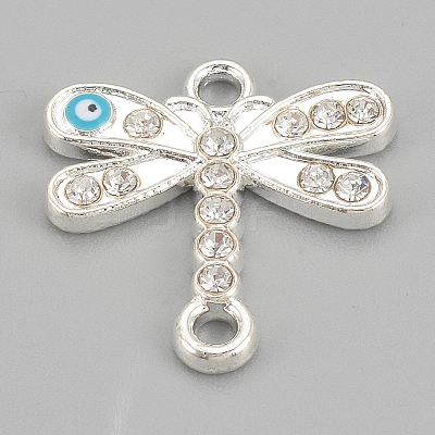 Alloy Rhinestone Links connectors ALRI-S170-11S-1