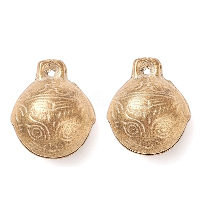 Brass Bell Pendants KKB-A003-25mm-1