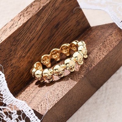 Brass Cuff Rings for Women Men LS-RJEW-C118-02G-1