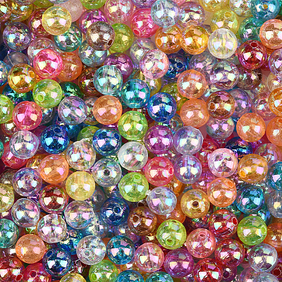 Eco-Friendly Transparent Acrylic Beads OACR-PA0001-30B-01-1