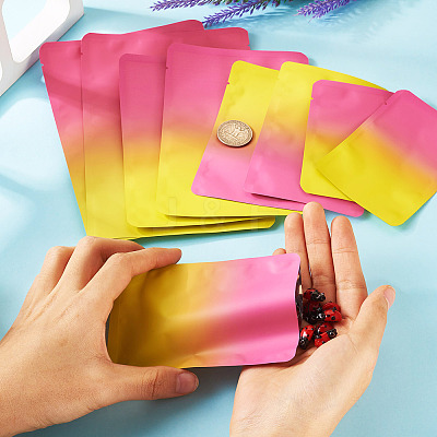 72Pcs 4 Styles Two Tone Rectangle Plastic Gift Bags OPP-TA0001-17-1