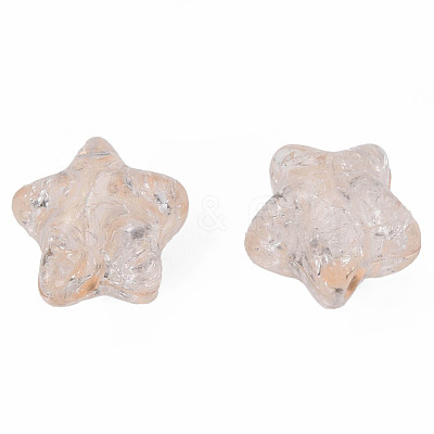 Transparent Crackle Acrylic Beads CACR-N006-13-A01-1
