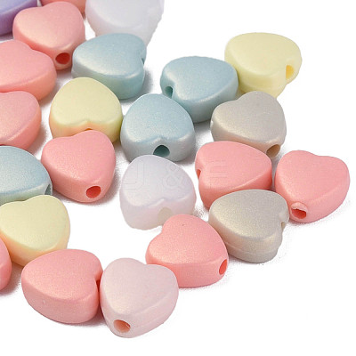 Spray Painted Acrylic Beads CACR-N006-22-C01-1