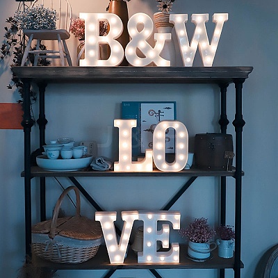 Wooden Letter Ornaments WOOD-GF0001-15-16-1