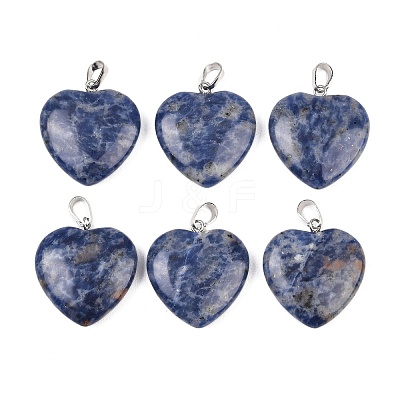 Natural Sodalite Pendants G-G956-B39-FF-1