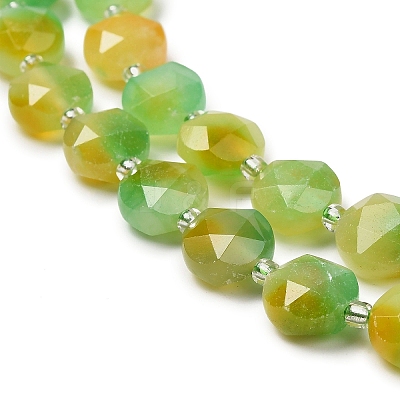 Dyed Natural White Jade Beads Strands G-C116-A181-01C-1