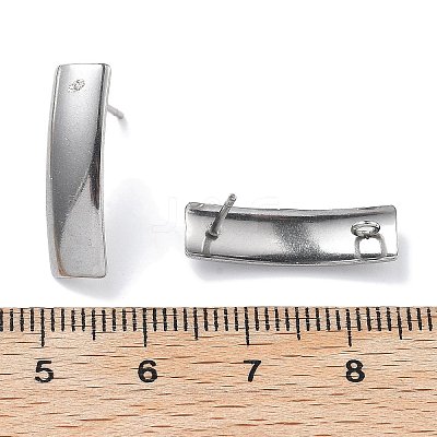 Non-Tarnish 304 Stainless Steel Stud Earring Findings STAS-L238-079P-1