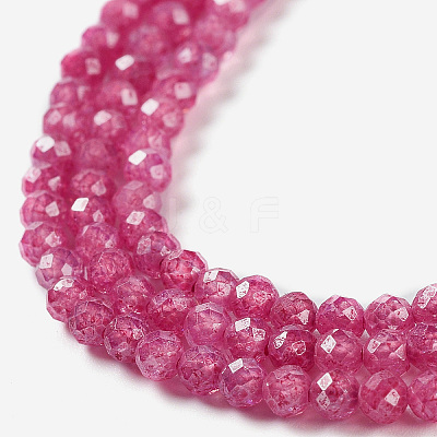 Cubic Zirconia Bead Strands ZIRC-C006-01B-01-1